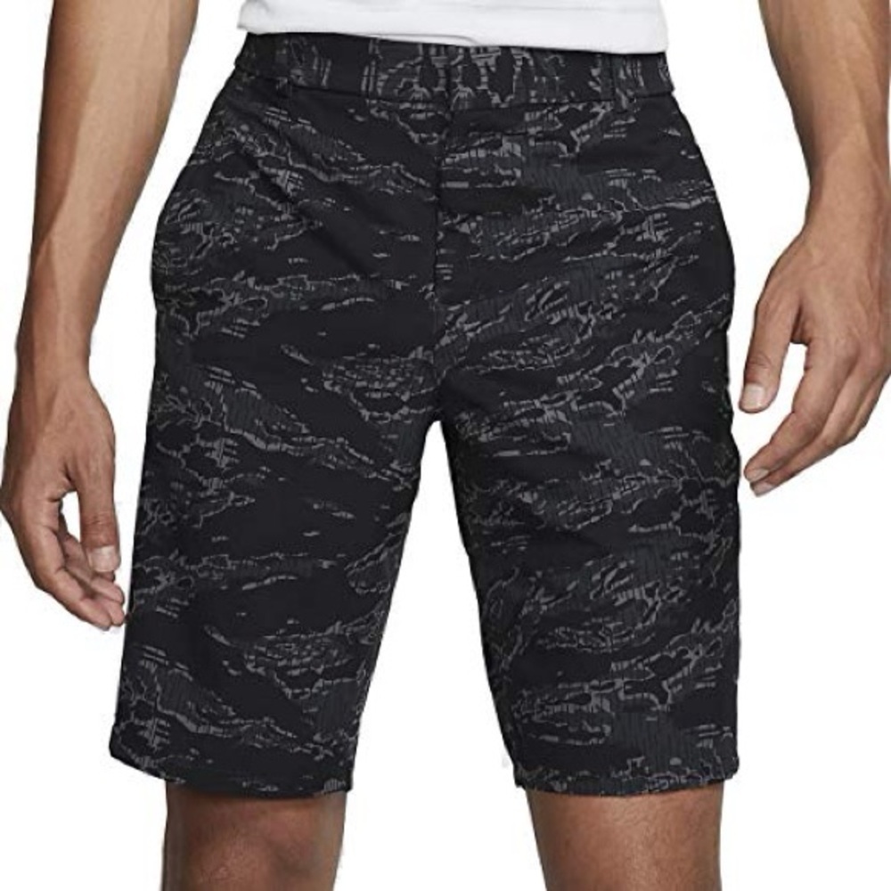 Nike Men's Dri-FIT Golf Shorts Black and Gray Size 34
